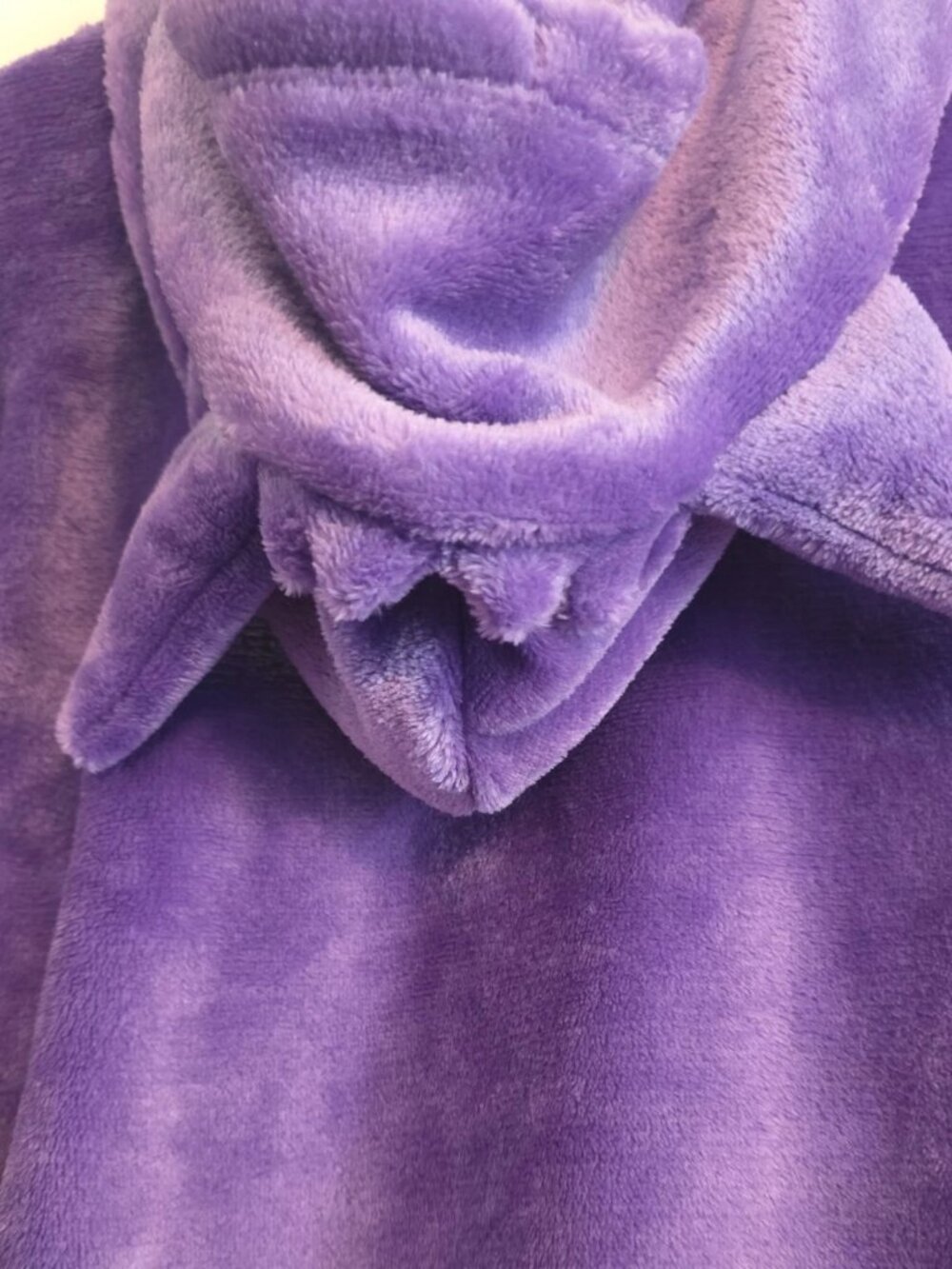 Pokemon Gengar Plush Purple Hoodie 3D Ears Cosplay Medium NWT - Picture 6 of 6